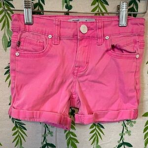 GIRLS Size 8 Vigoss Bright Pink Jean Shorts D2